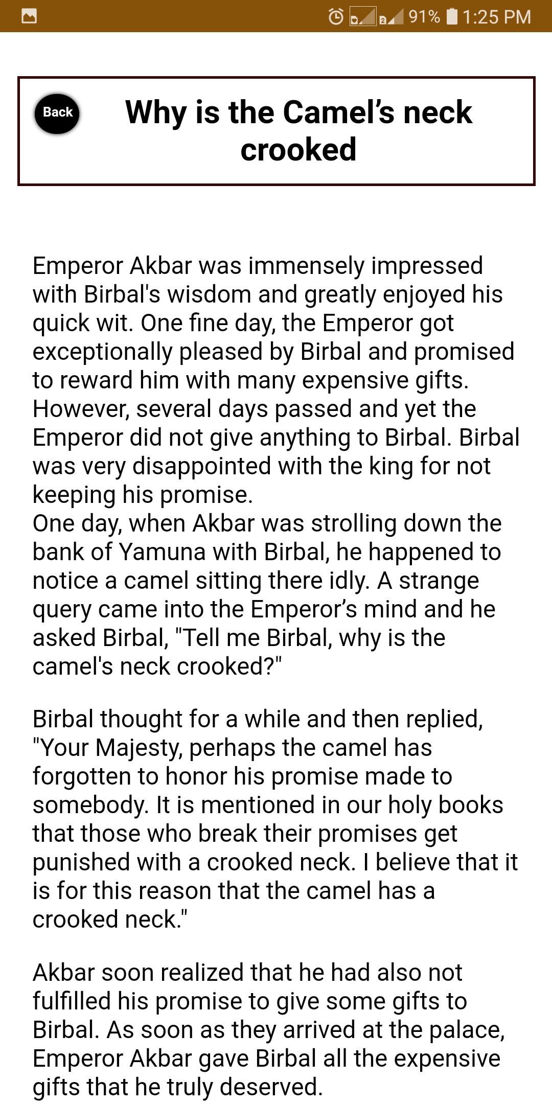 Akbar Birbal Story In English 7.0.0 Screenshot 6