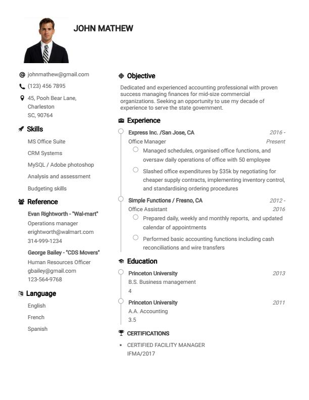 Resume Builder App Free CV maker CV templates 2020 2.11 Screenshot 7