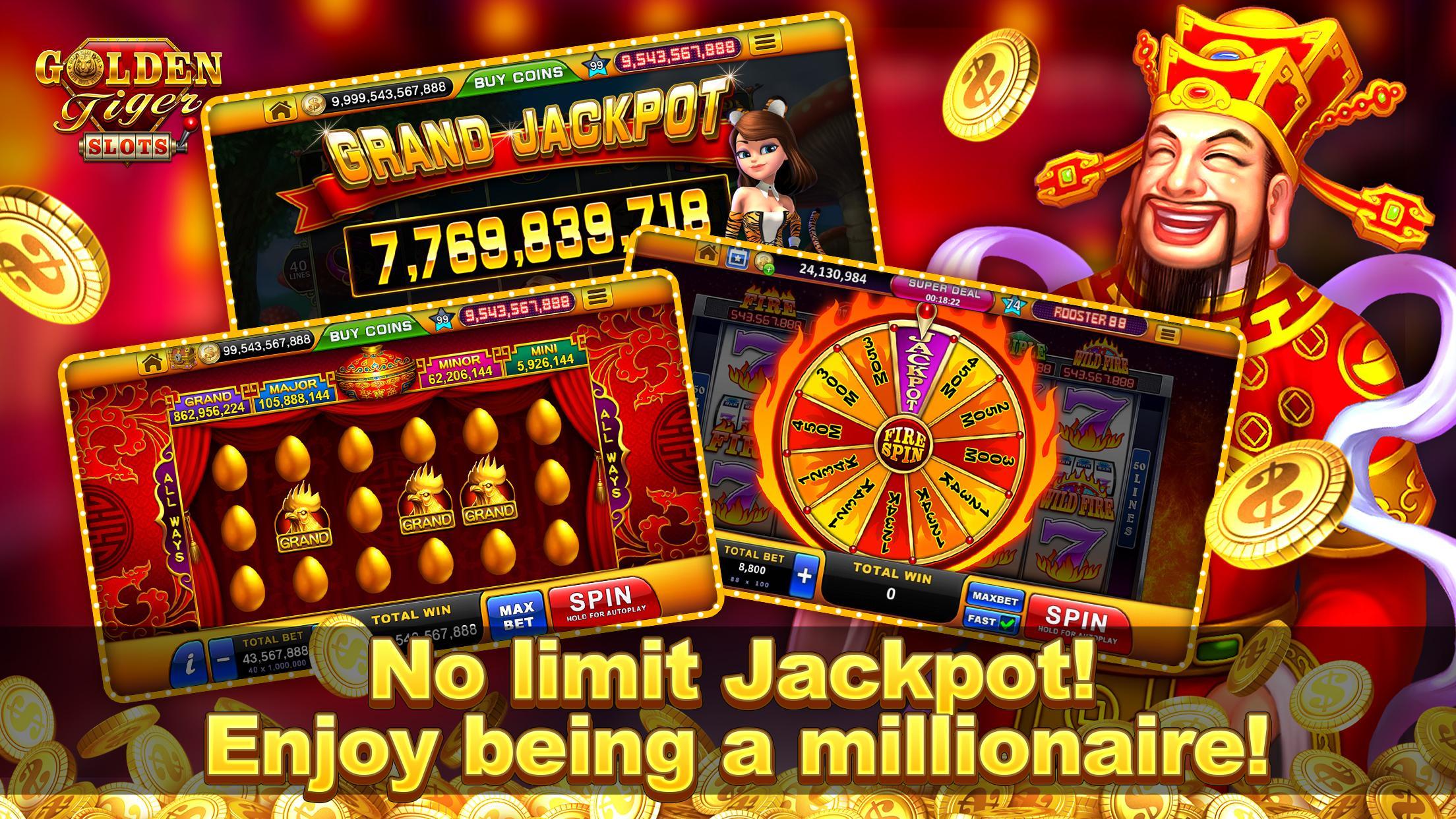 Golden Tiger Slots - Online Casino Game 2.0.8 Screenshot 3