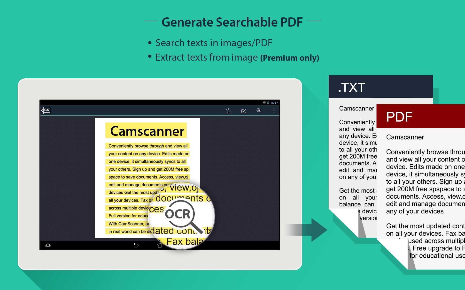 CamScanner HD - Scanner, Fax 3.2.0.20140327 Screenshot 15
