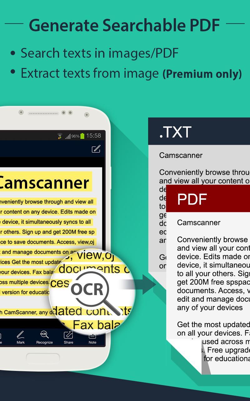 CamScanner HD - Scanner, Fax 3.2.0.20140327 Screenshot 4