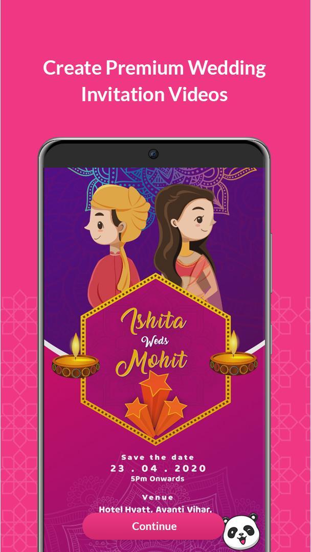 Shaadi & Engagement Card Maker by Invitation Panda 2.0.15 Screenshot 4