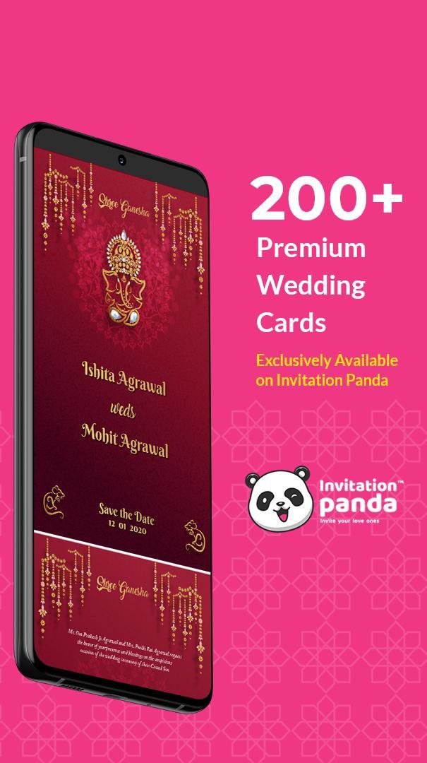 Shaadi & Engagement Card Maker by Invitation Panda 2.0.15 Screenshot 1