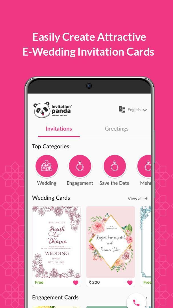 Shaadi & Engagement Card Maker by Invitation Panda 2.0.15 Screenshot 3