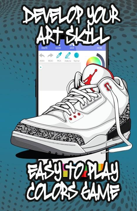 INDOCOLORING | Sneakers and Shoes Coloring 2.0 Screenshot 1