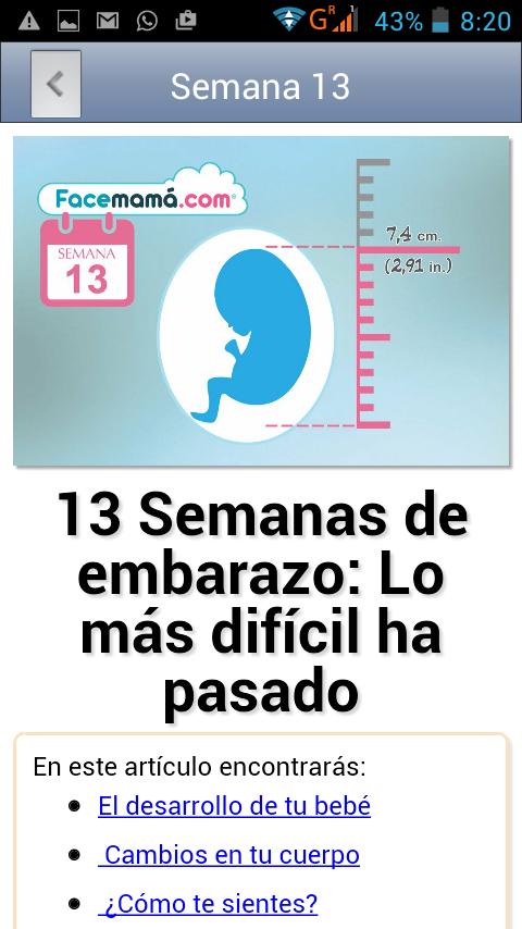 Pregnancy Weeks Calculator by Facemama 1.1.11.1 Screenshot 4