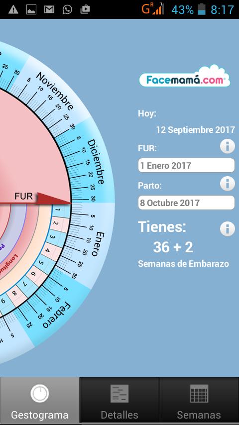 Pregnancy Weeks Calculator by Facemama 1.1.11.1 Screenshot 1