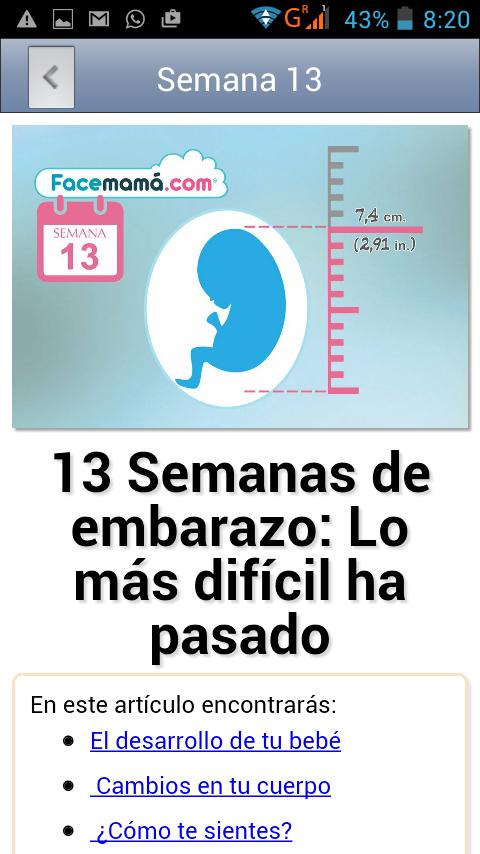 Pregnancy Weeks Calculator by Facemama 1.1.11.1 Screenshot 4