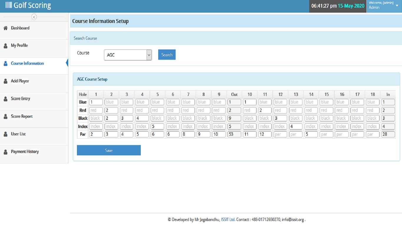 Golf Bangladesh Scoring 2.0 Screenshot 6