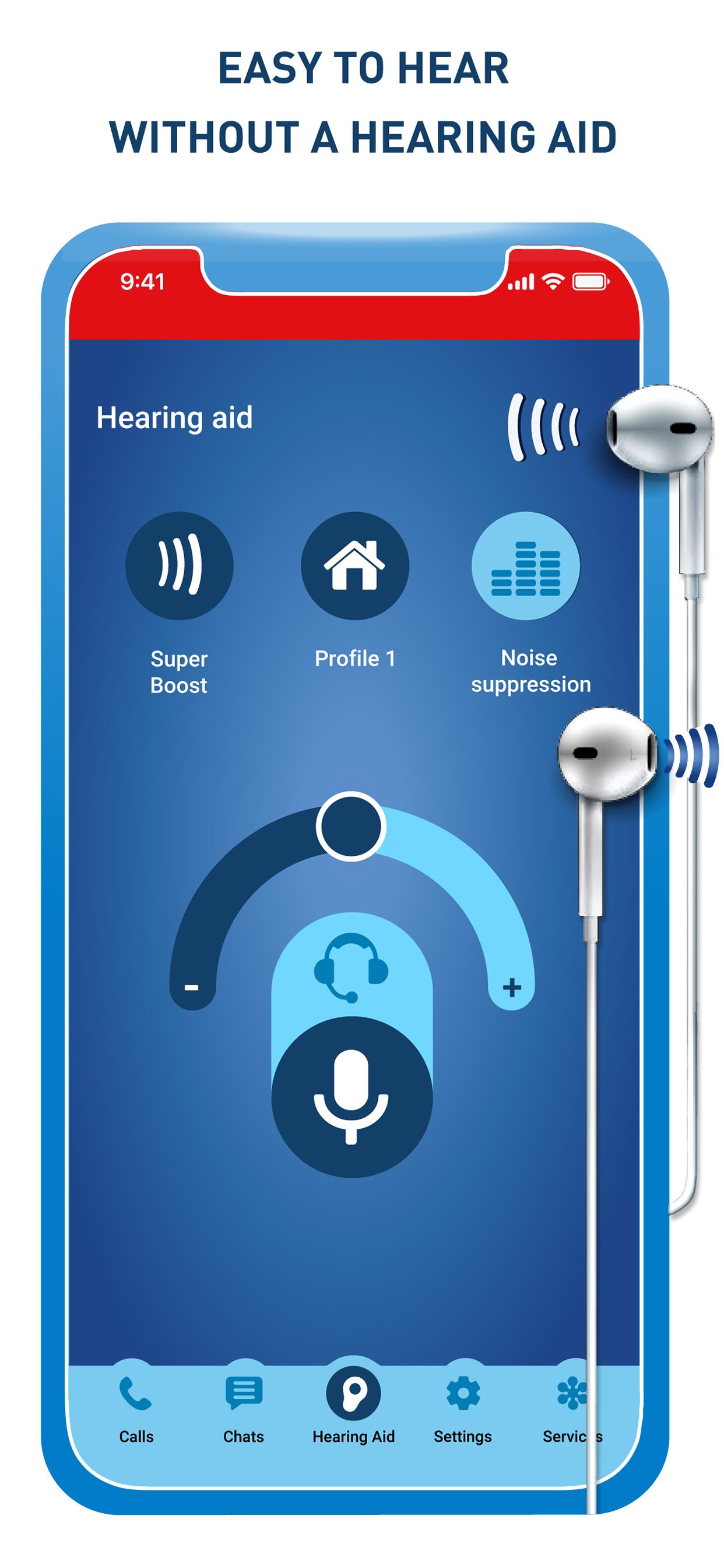 EASY TO HEAR, HEARING AMPLIFIER, NOISE REDUCER 2.3.5 Screenshot 1