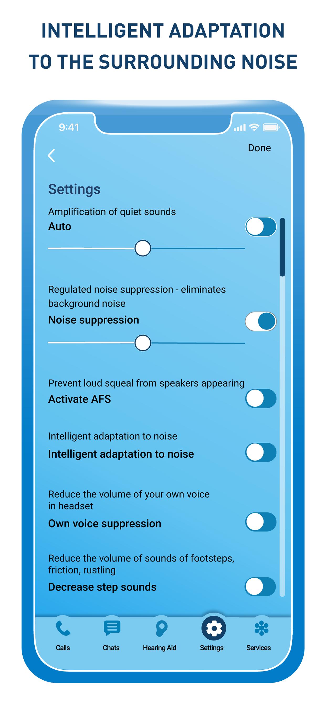 EASY TO HEAR, HEARING AMPLIFIER, NOISE REDUCER 2.3.5 Screenshot 6