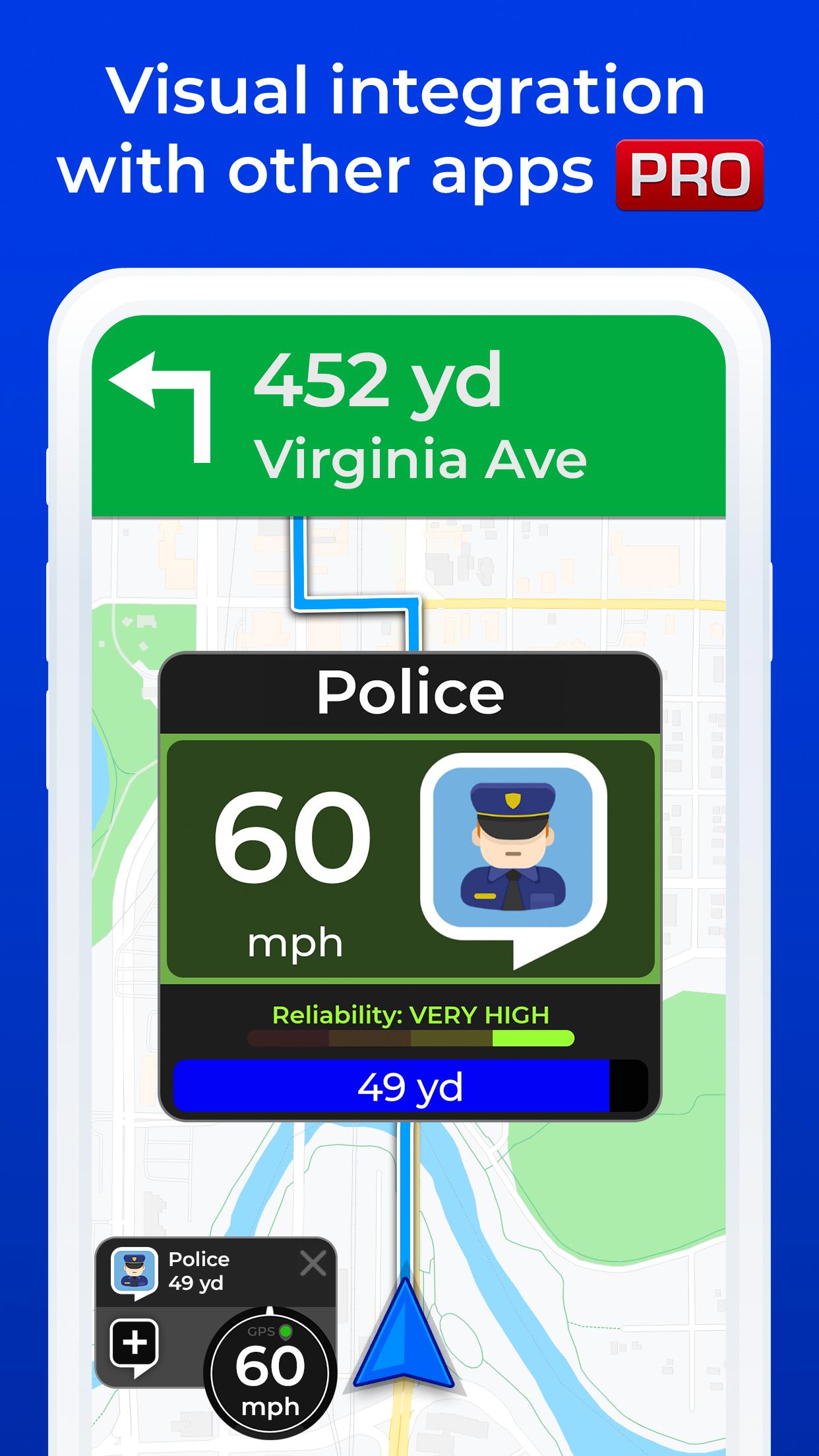 Radarbot Free: Speed Camera Detector & Speedometer 7.4.1 Screenshot 7