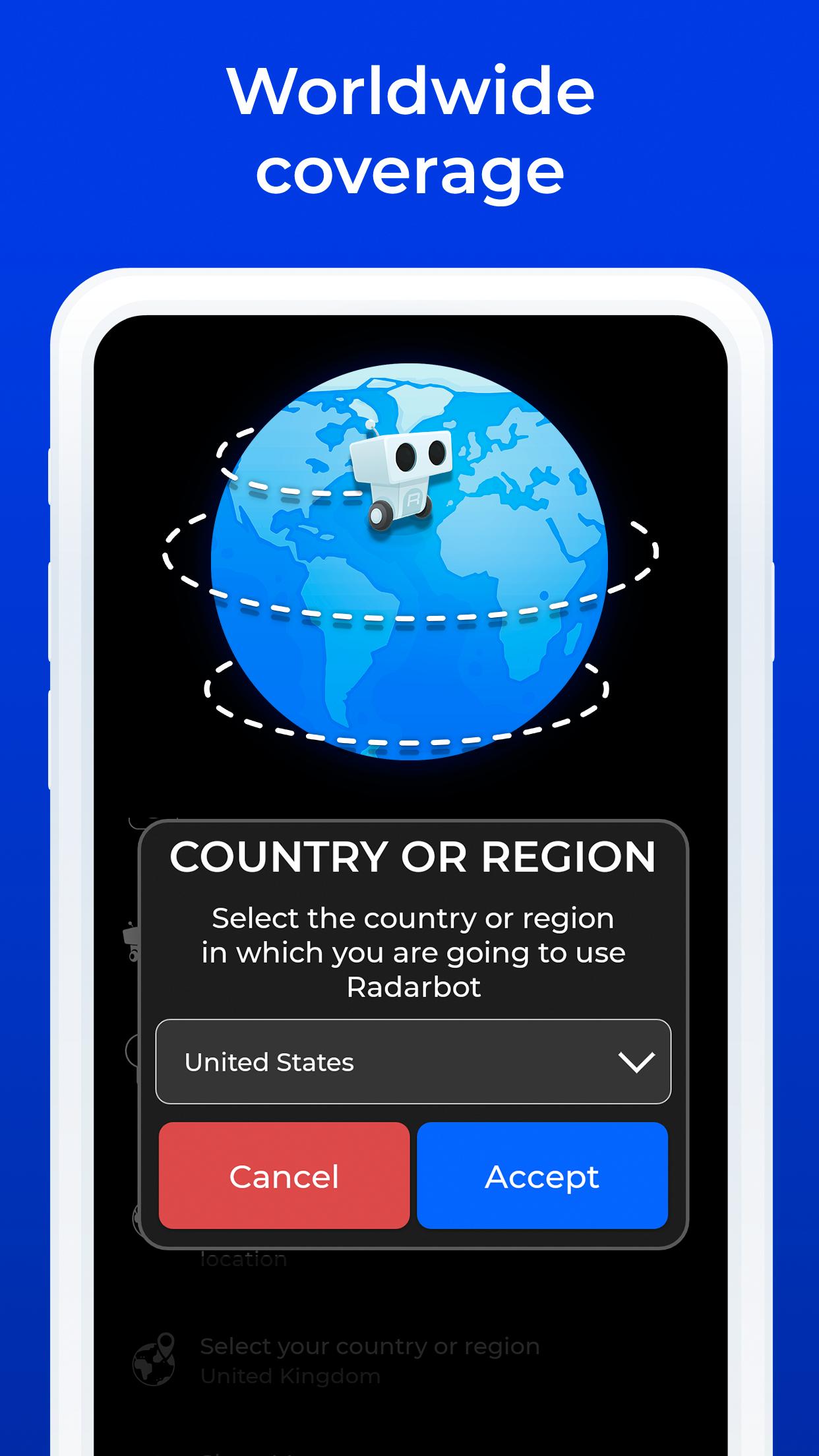 Radarbot Free: Speed Camera Detector & Speedometer 7.4.1 Screenshot 8