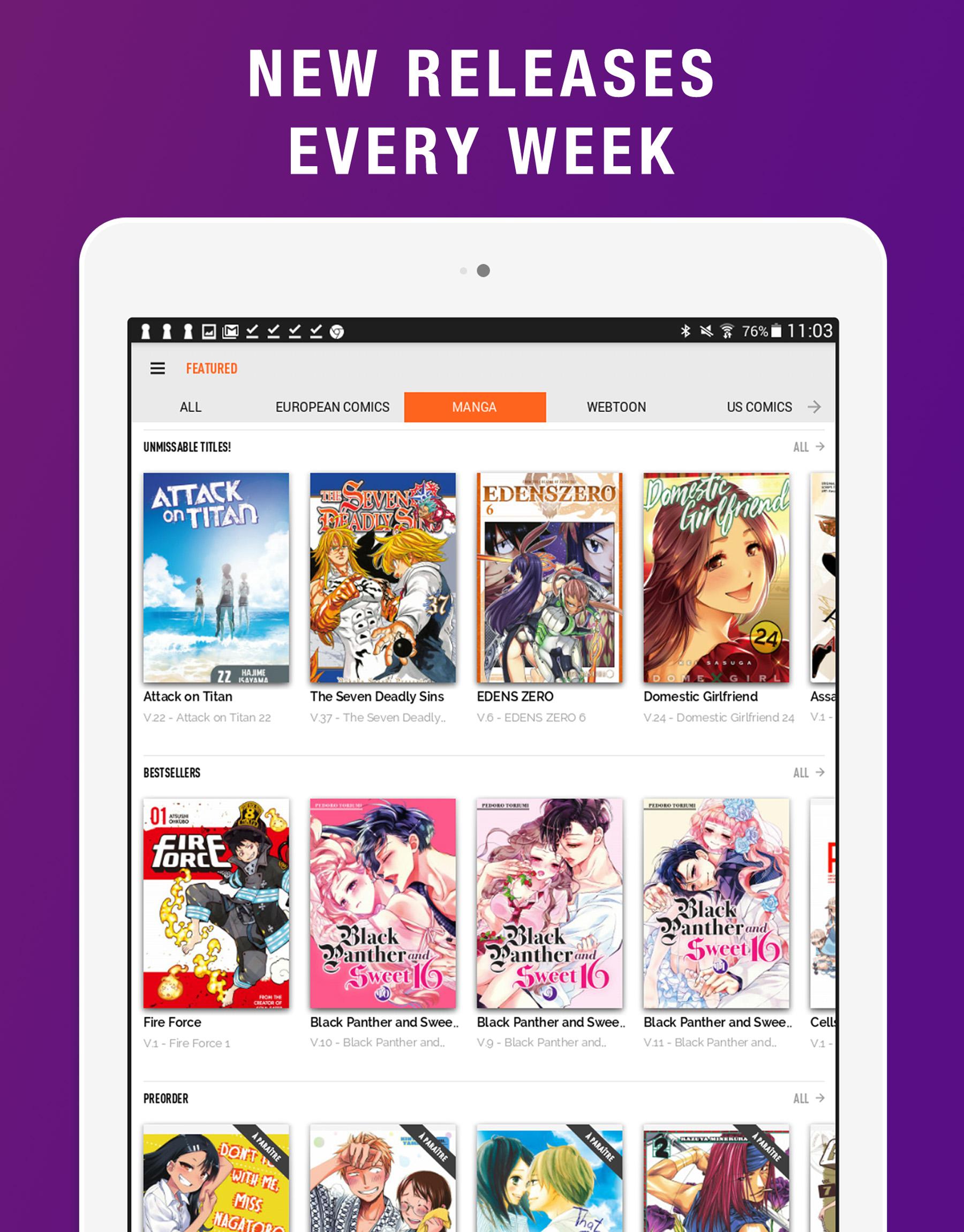 izneo Read Comics, Manga, Webtoon 9.2 Screenshot 12