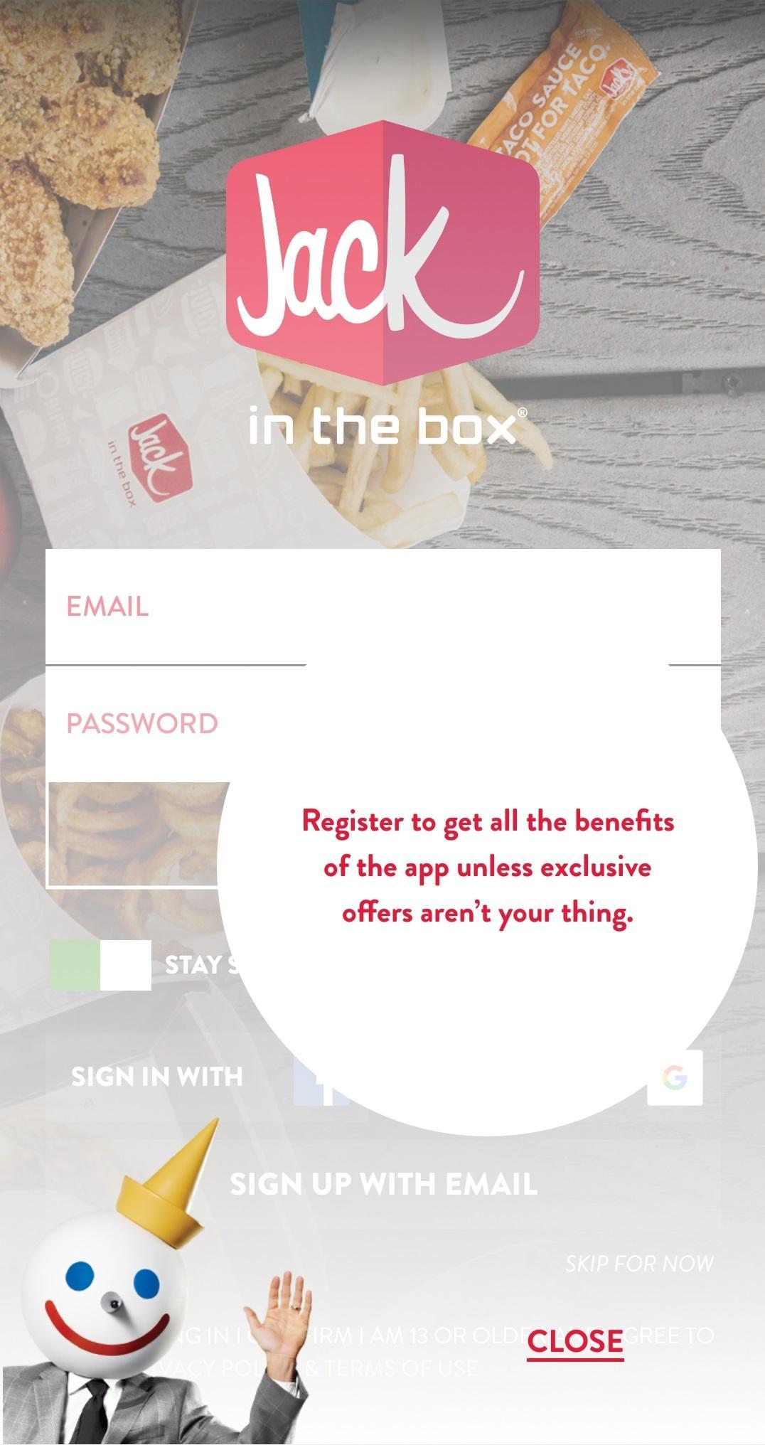 Jack in the Box® 2.6.0.0 Screenshot 1