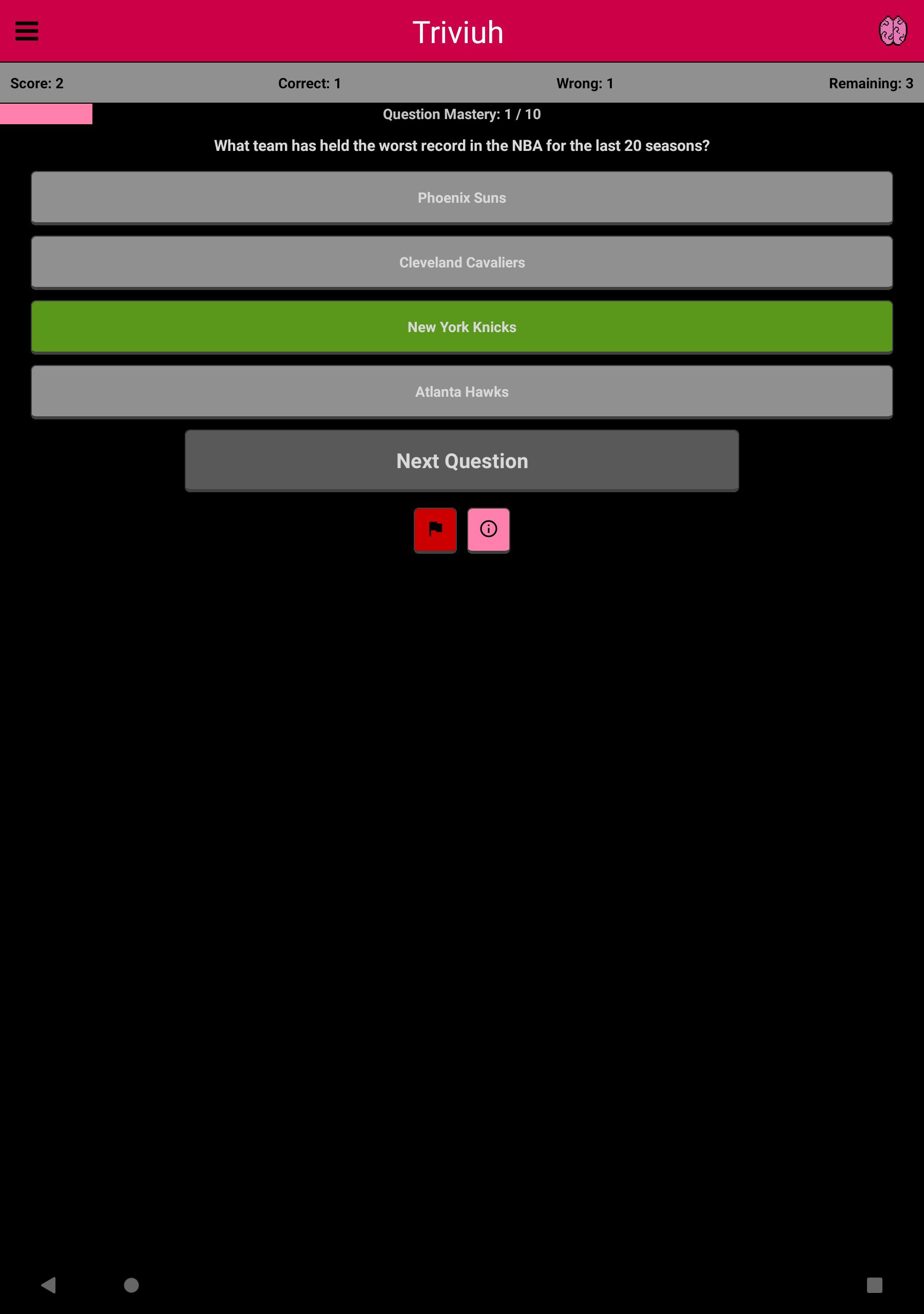 Triviuh Spaced Repetition Trivia App 1.10 Screenshot 10