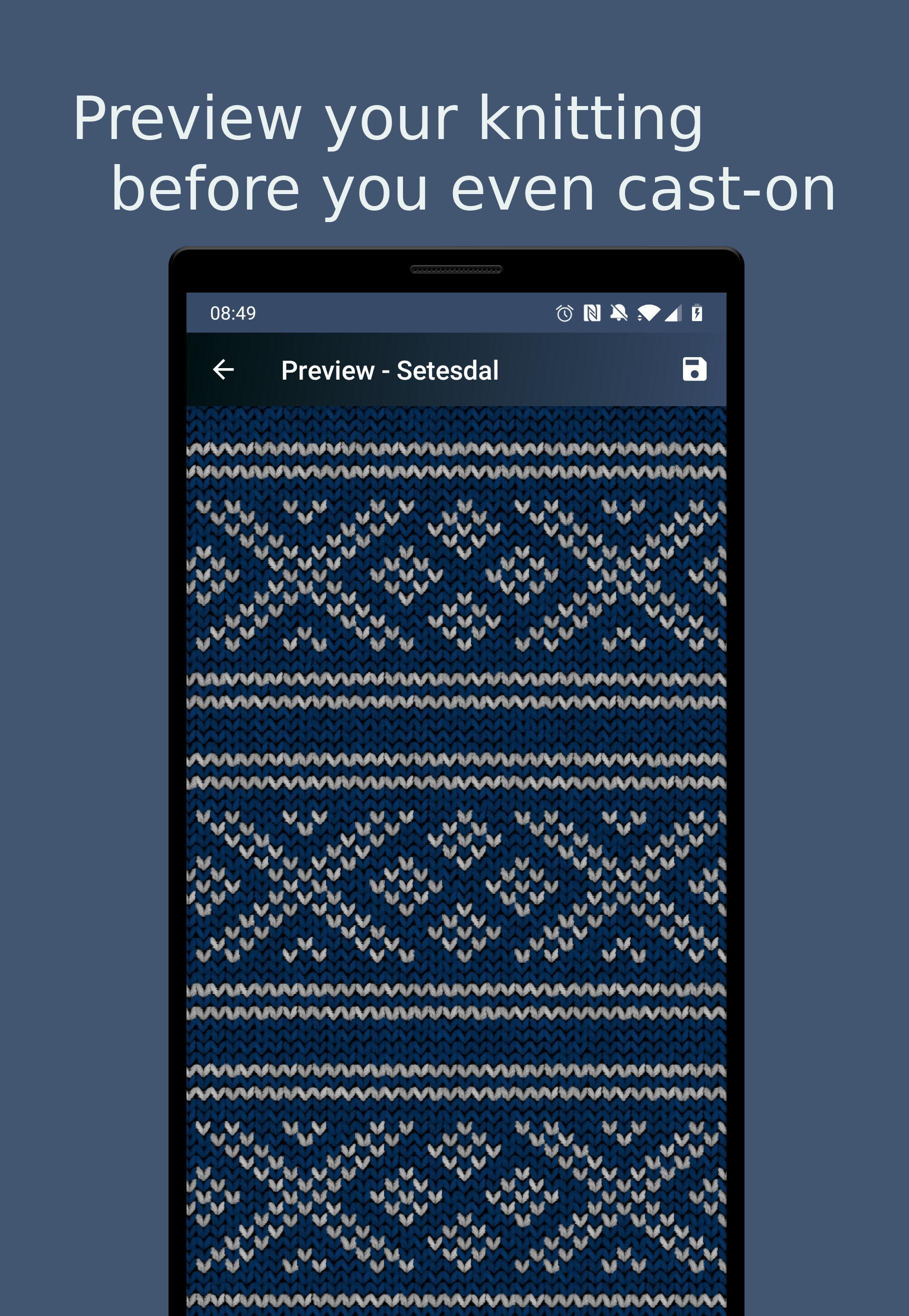 Stitchart Knitting Chart Designer and Tracker 1.9.9 Screenshot 4