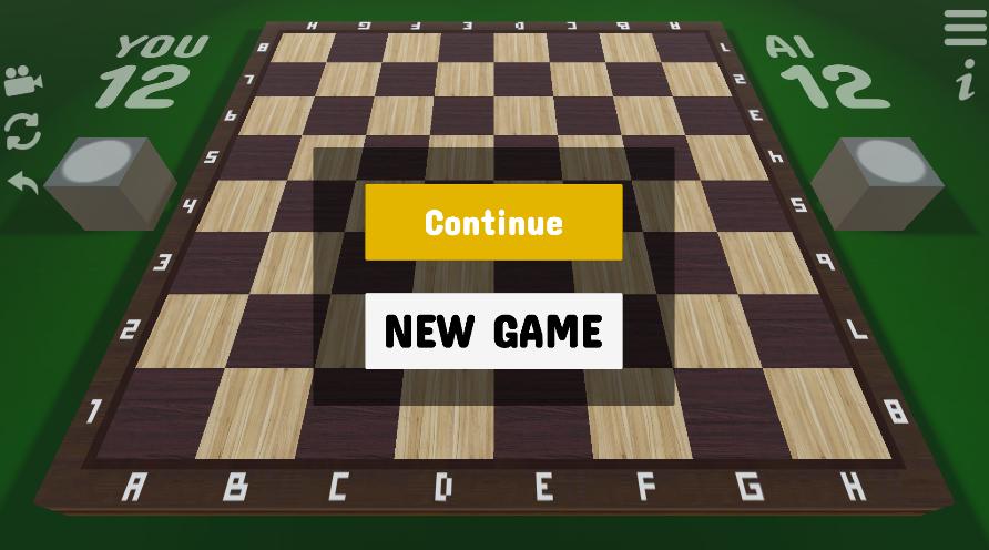 3D Checkers 1.8 Screenshot 1