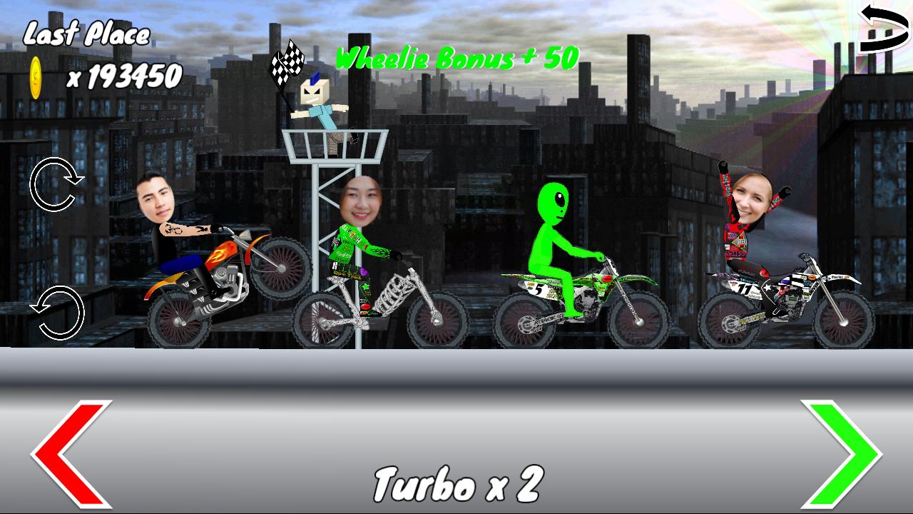 Motorcycle Face Race 5.5 Screenshot 1