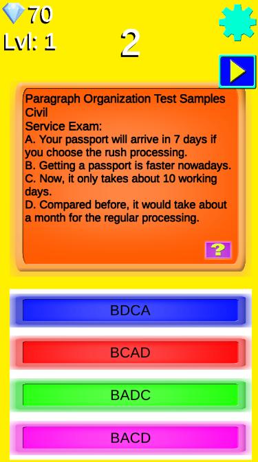 Civil Service - Game Quiz 081919 Screenshot 2