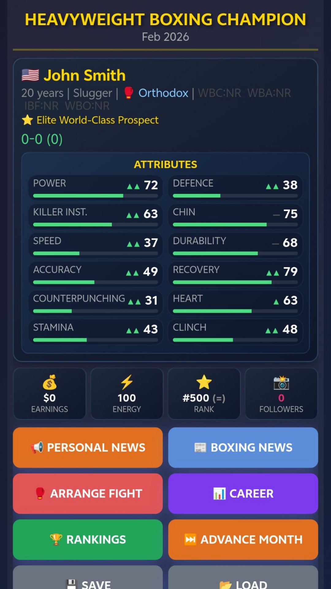 Sim: Heavyweight Boxing 10.2 Screenshot 26