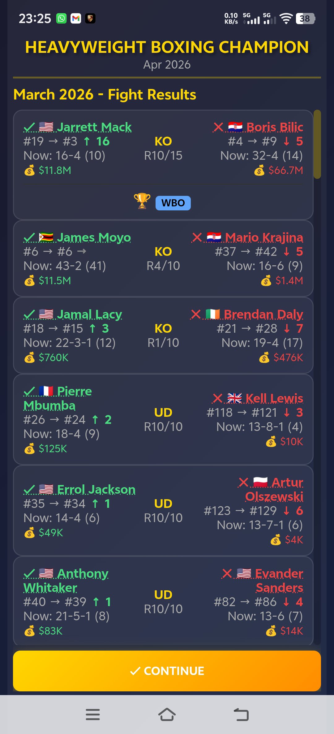 Sim: Heavyweight Boxing 10.2 Screenshot 3