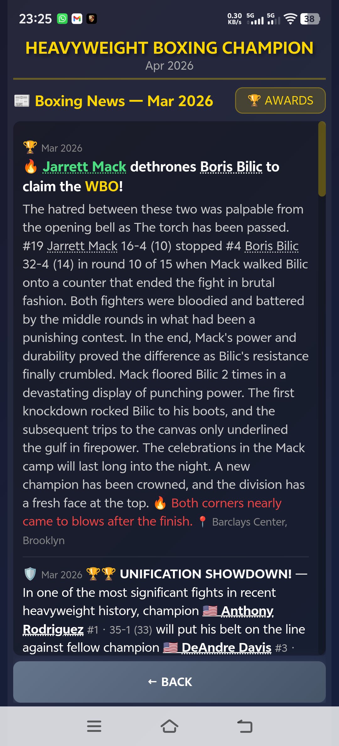 Sim: Heavyweight Boxing 10.2 Screenshot 4