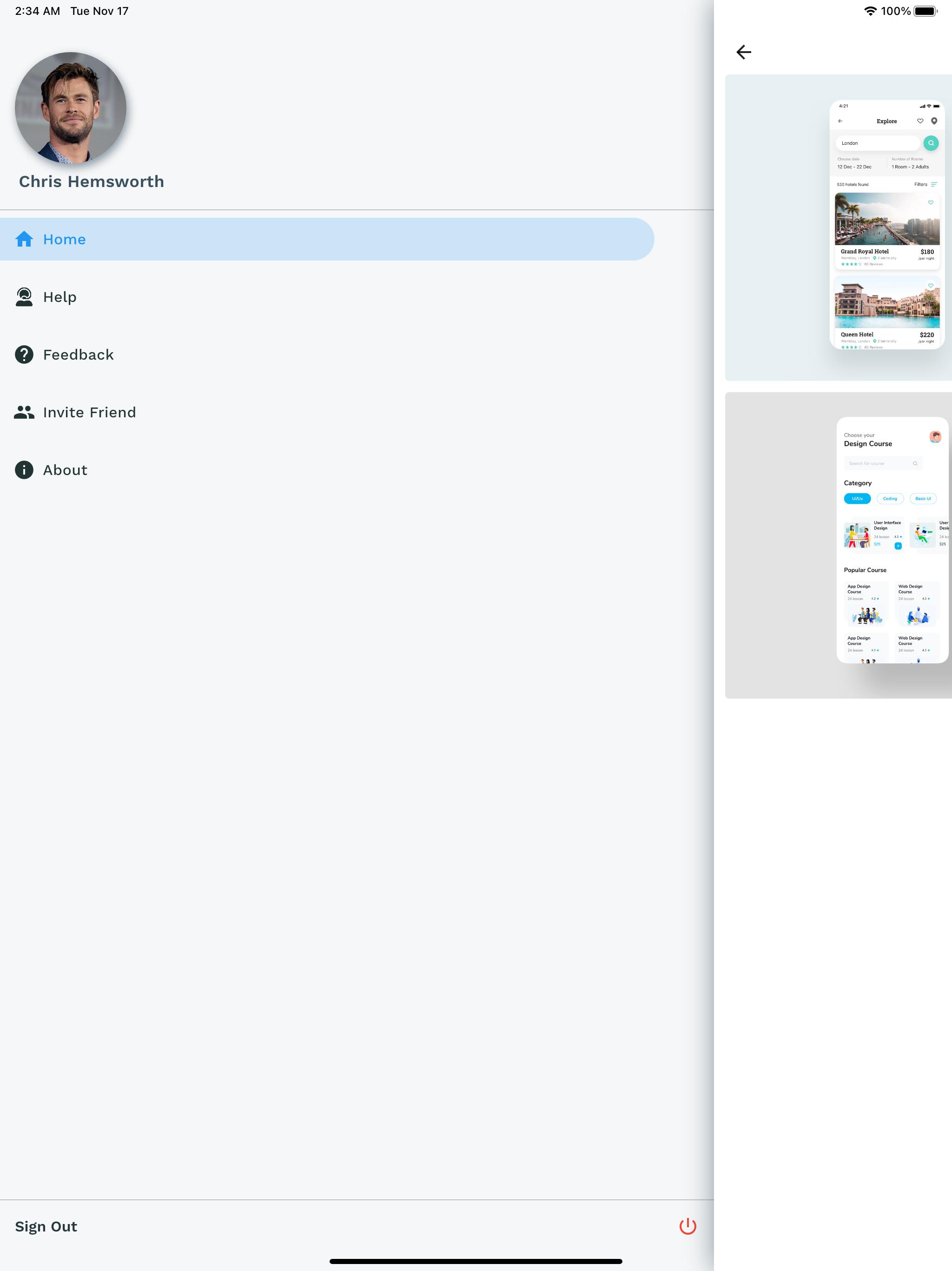 Flutter UI Templates 1.1.0 Screenshot 12