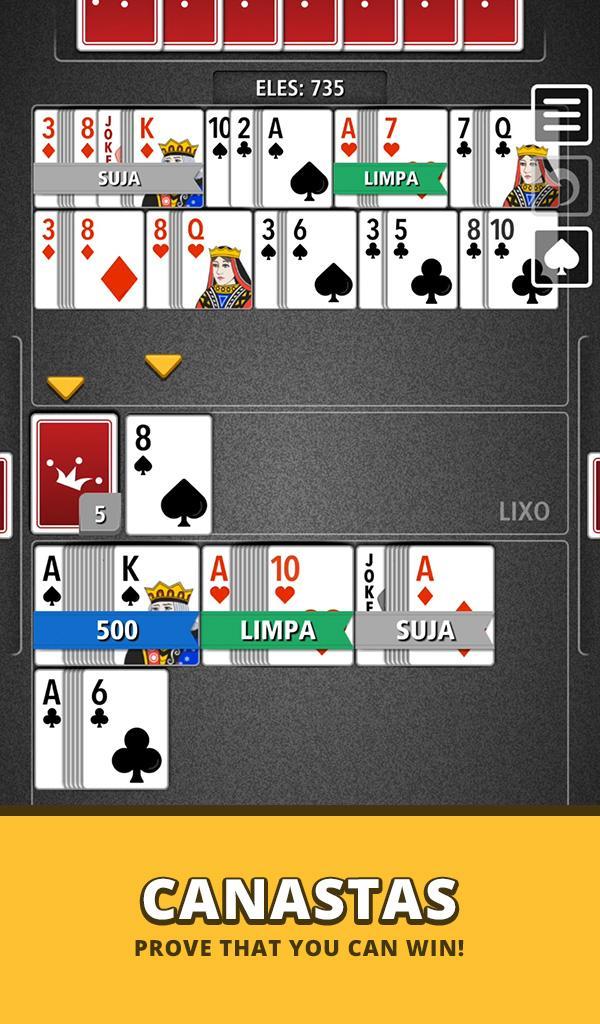 Buraco Canasta Jogatina: Card Games For Free 4.0.2 Screenshot 23