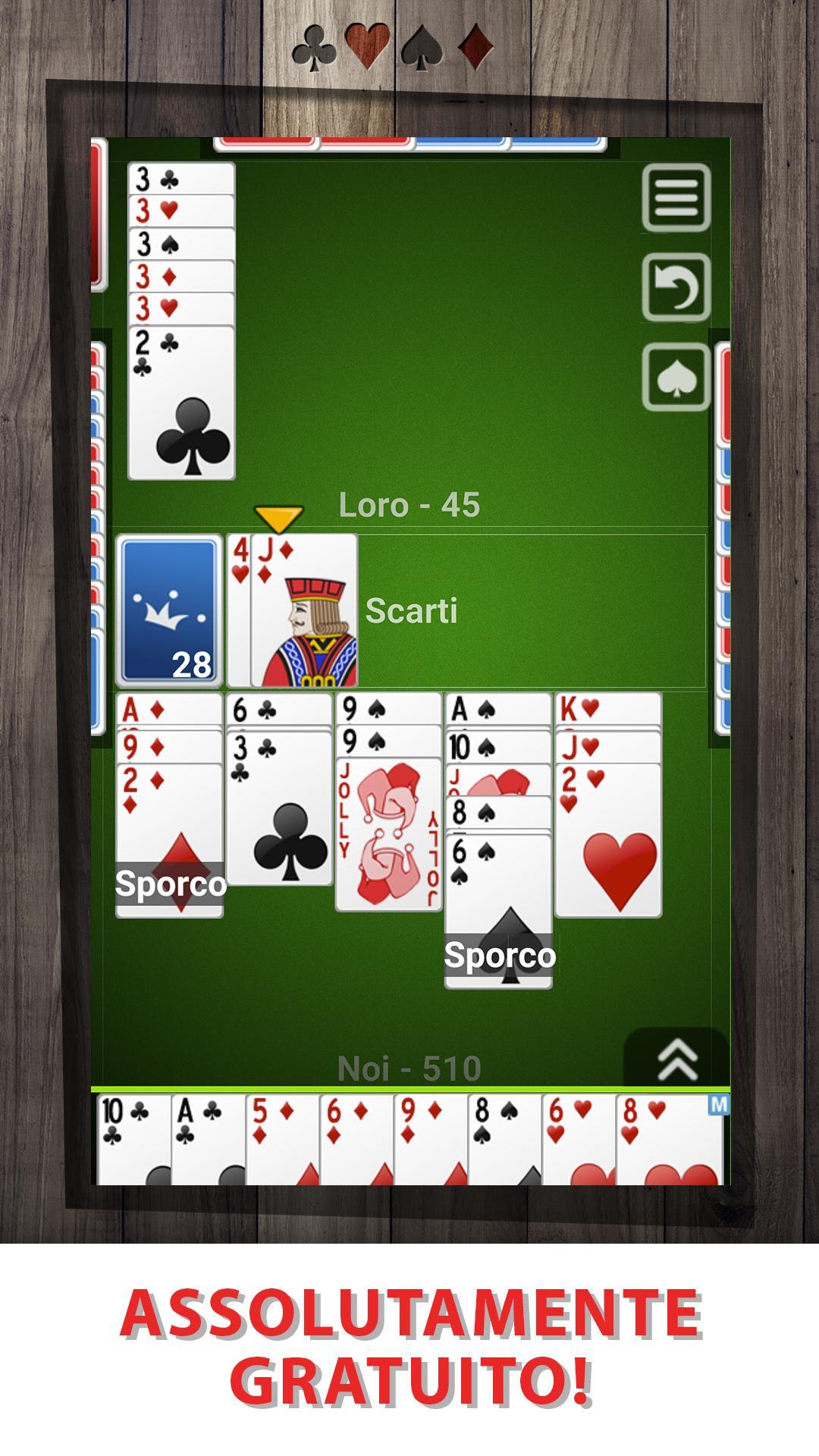 Burraco Online Jogatina: Carte Gratis Italiano 1.5.31 Screenshot 3