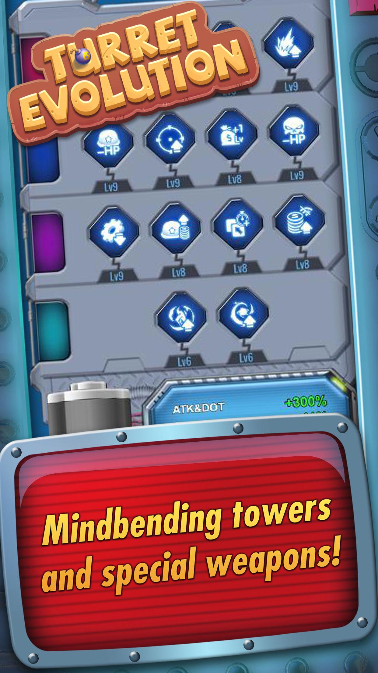 Turret Evolution Tower Defense Strategy Game 1.0.9 Screenshot 10