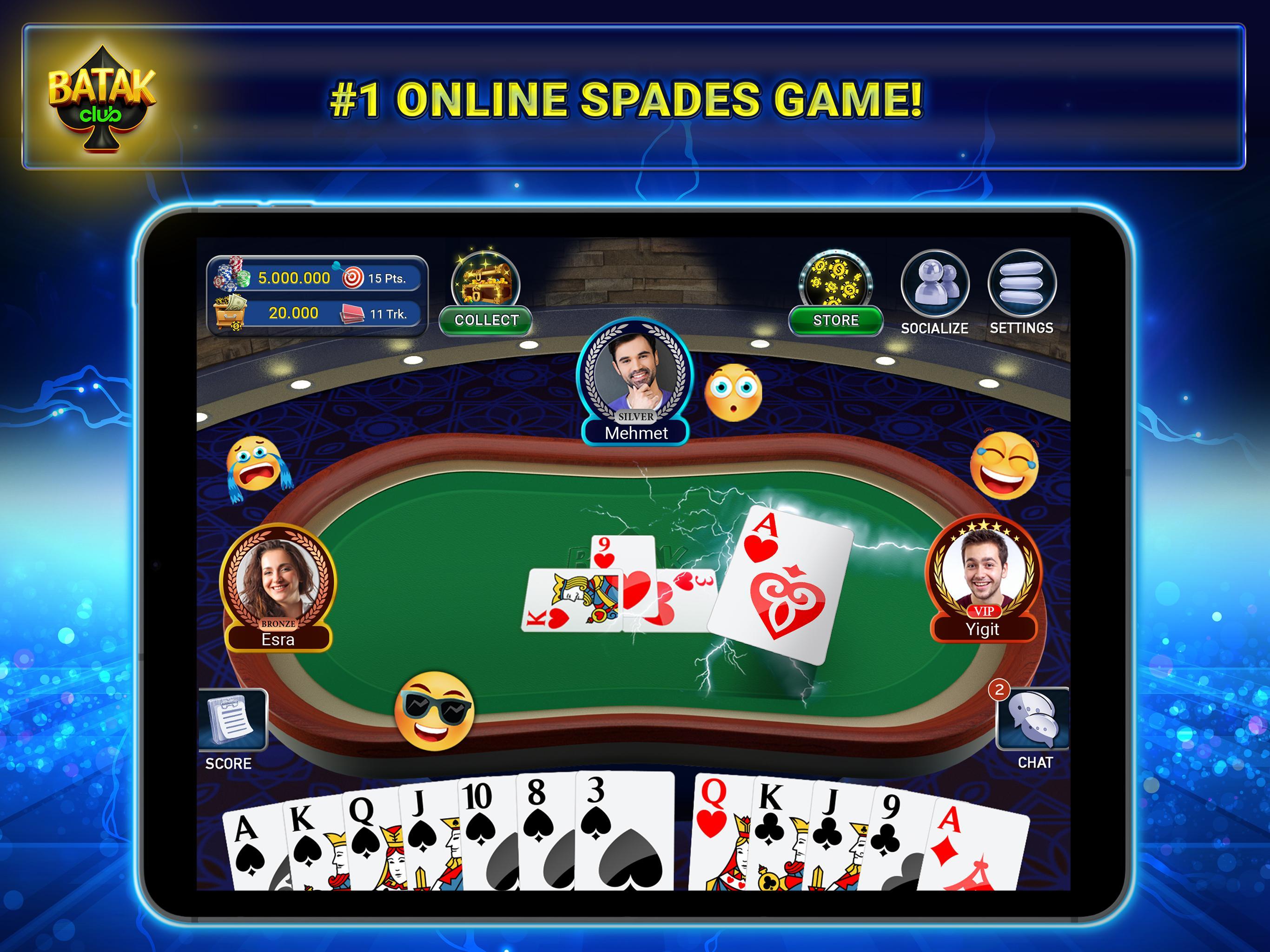 Batak Club Online & Offline Spades Game 7.0.15 Screenshot 9