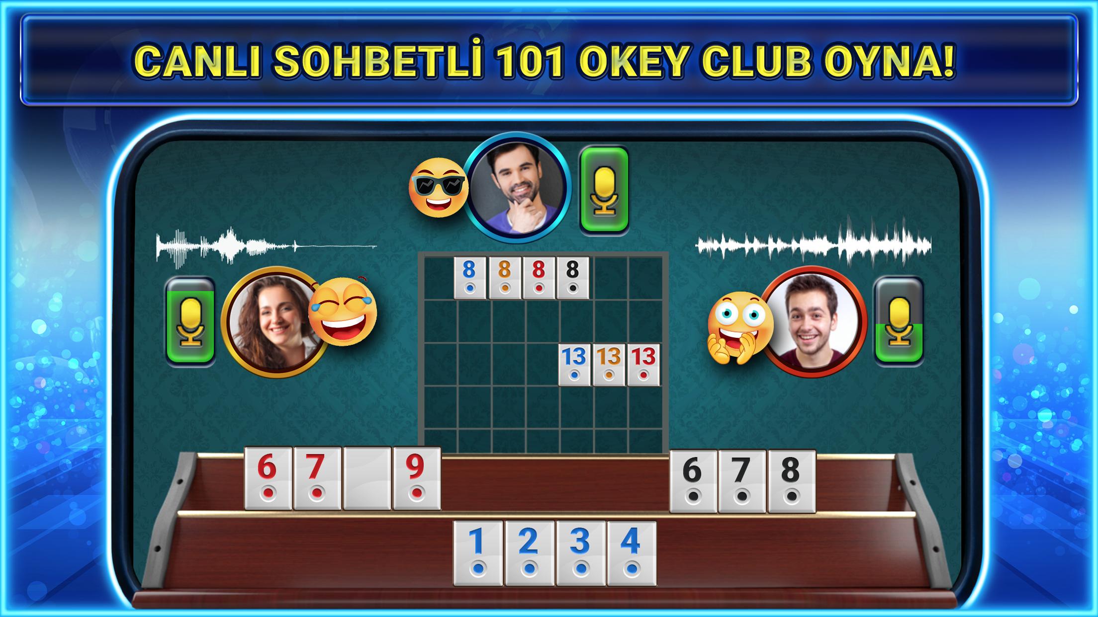 101 Okey Club Sesli & Yeni 101 Yüzbir Okey Plus 7.3.13 Screenshot 15