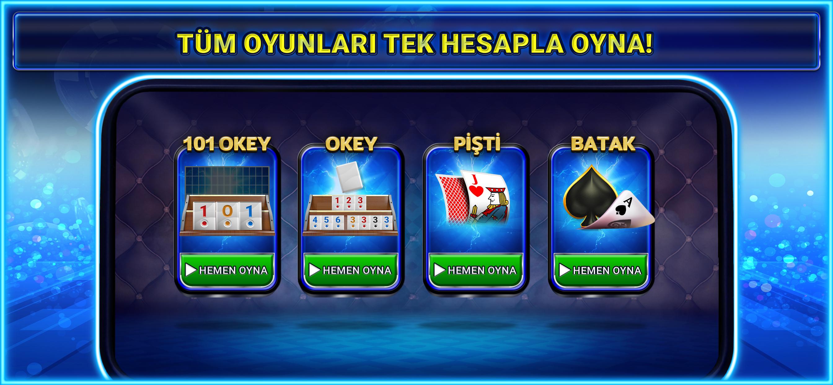 101 Okey Club Sesli & Yeni 101 Yüzbir Okey Plus 7.3.13 Screenshot 2