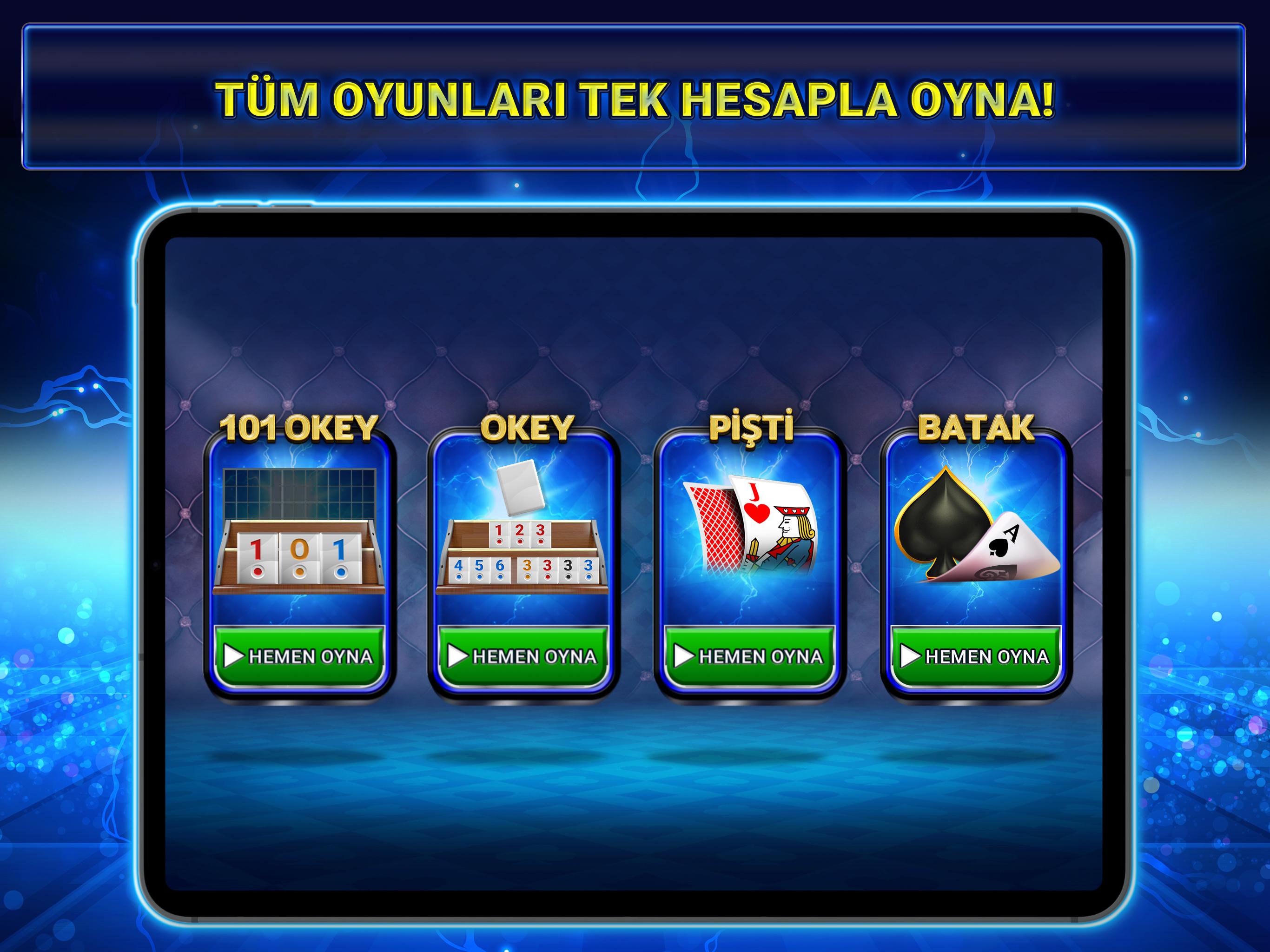101 Okey Club Sesli & Yeni 101 Yüzbir Okey Plus 7.3.13 Screenshot 9