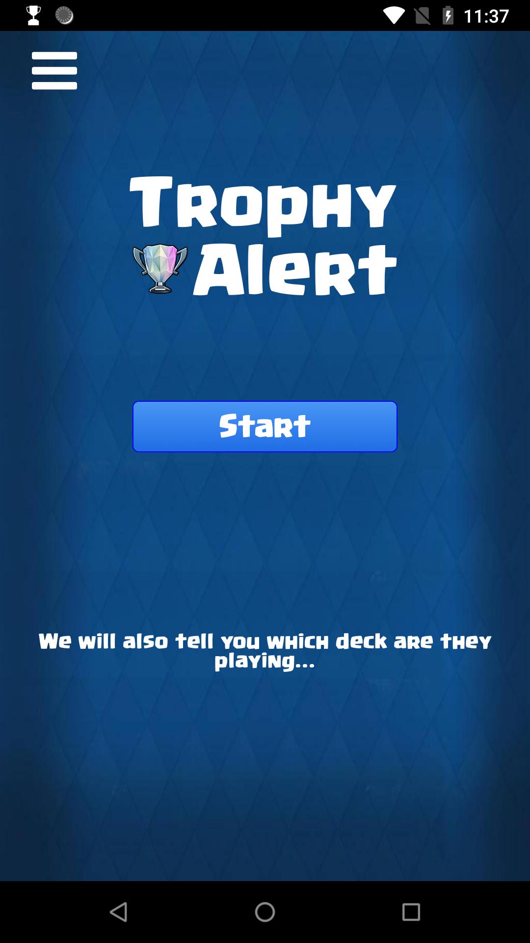 Trophy Alert 0.5.5 Screenshot 1