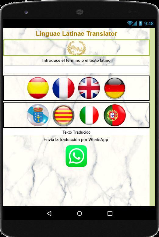 Latin - Multilingual Translator 1.1 Screenshot 4