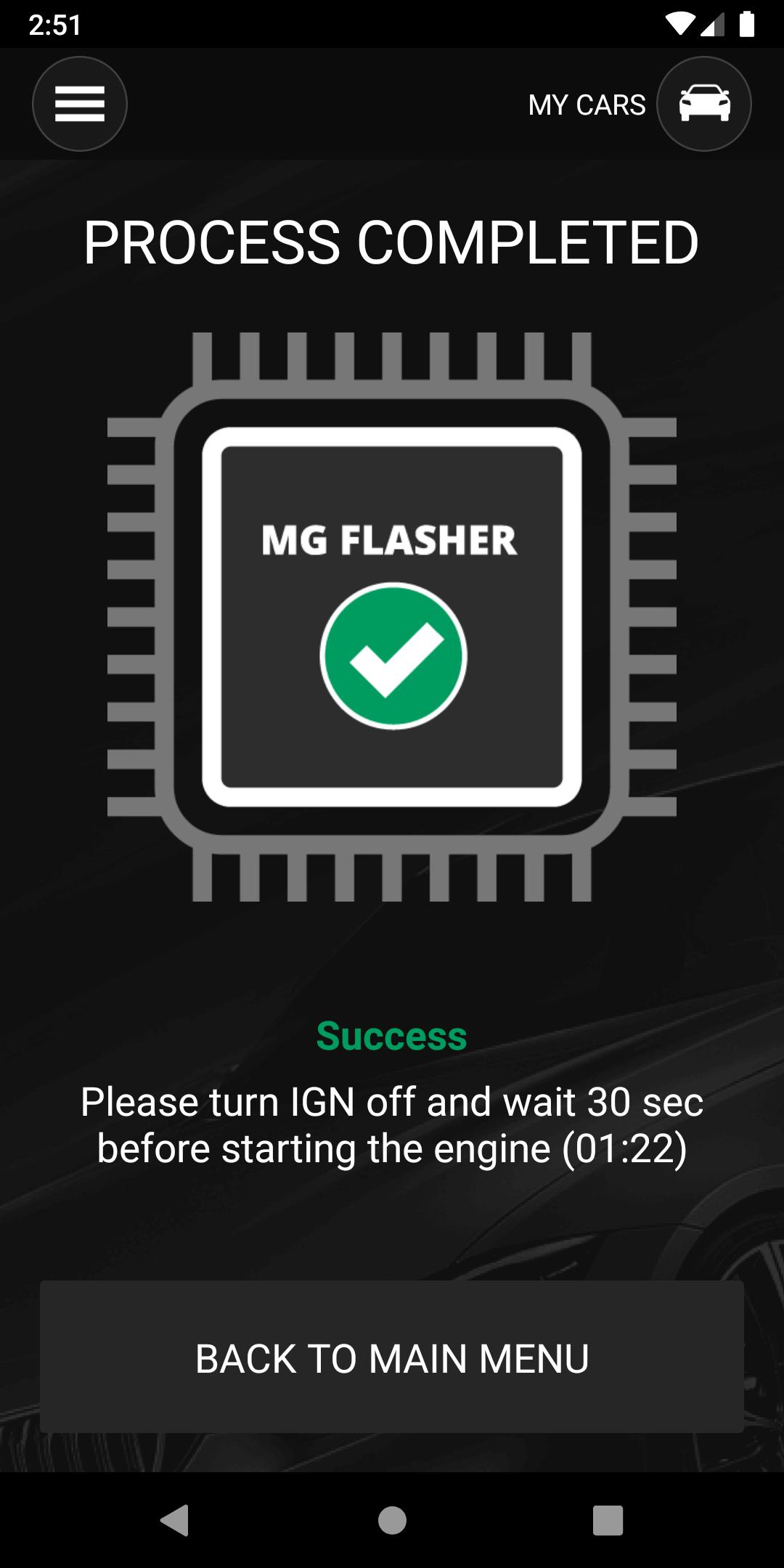 MG Flasher 301 Screenshot 3