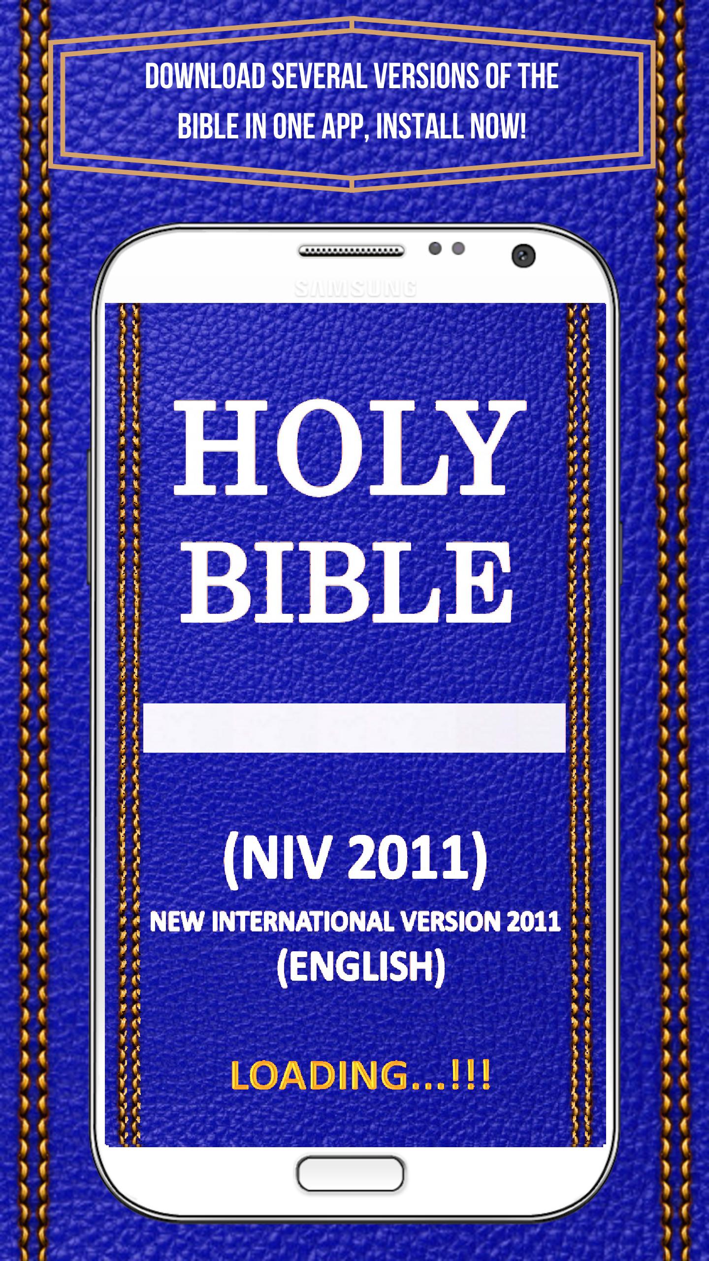 Holy Bible (NIV) New International Version 2011 1.7 Screenshot 1