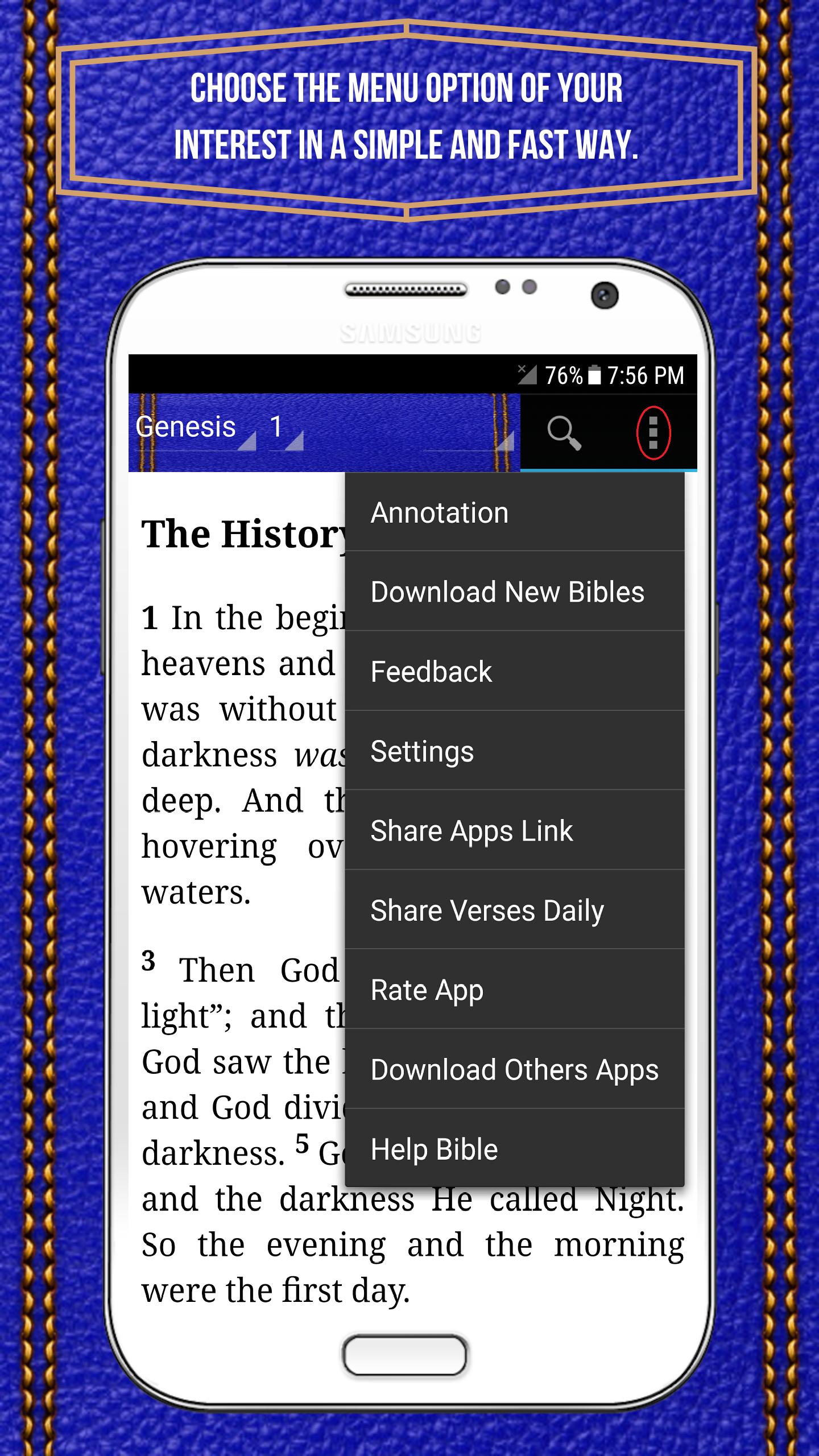 Holy Bible (NIV) New International Version 2011 1.7 Screenshot 2