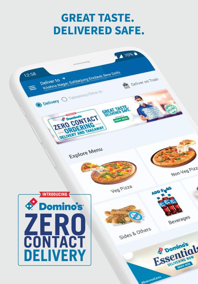 Domino's Pizza - Online Food Delivery App 9.0.5 Screenshot 1