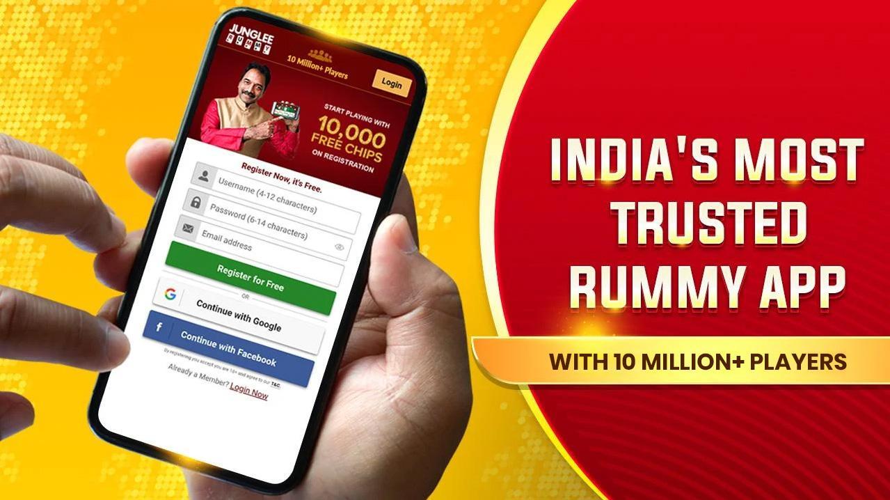 Indian Rummy Card Game: Play Online @ JungleeRummy 1.0.32 Screenshot 1