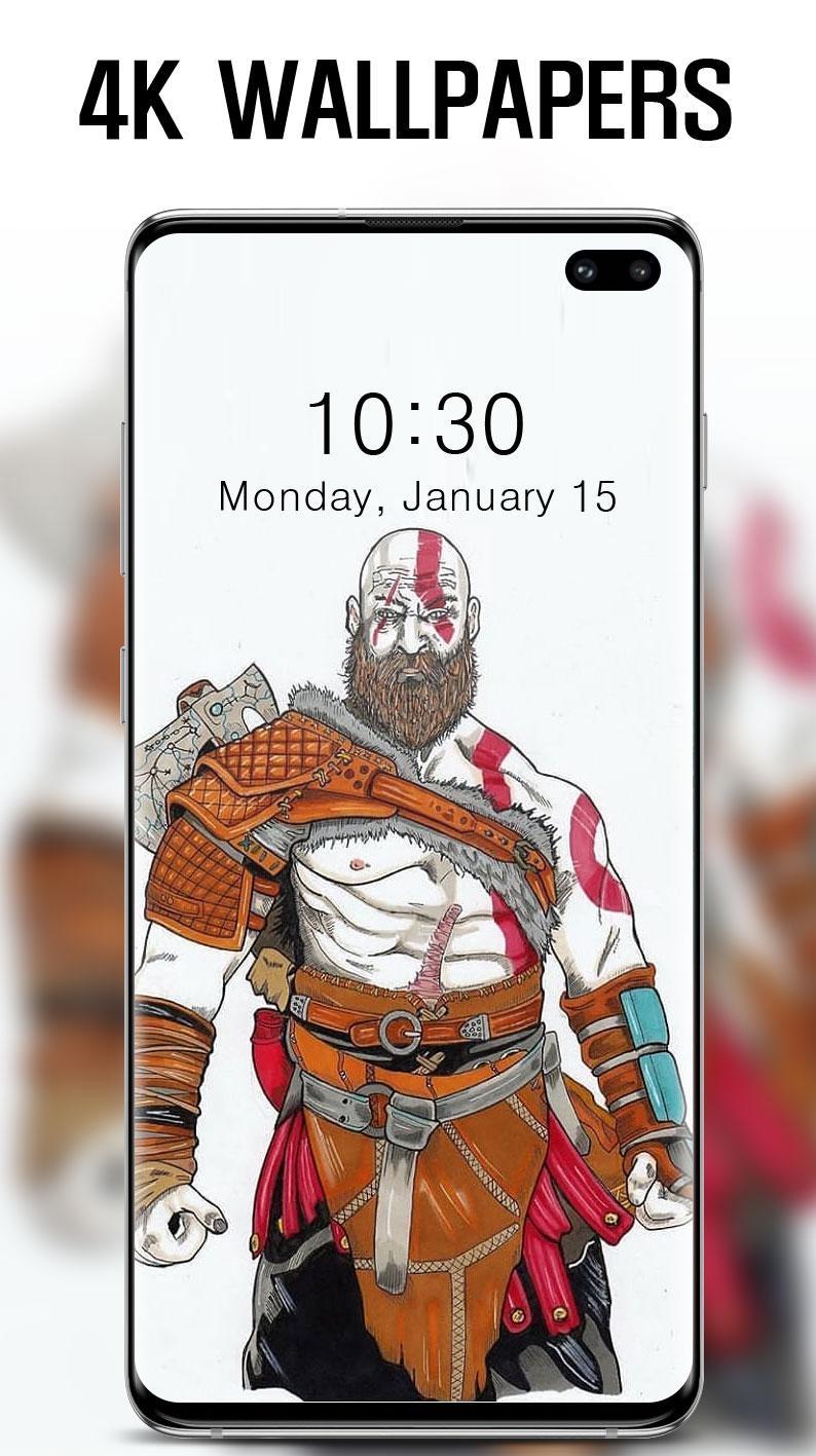 Best Kratos  Live Wallpaper HD 4K 1.0 Screenshot 4