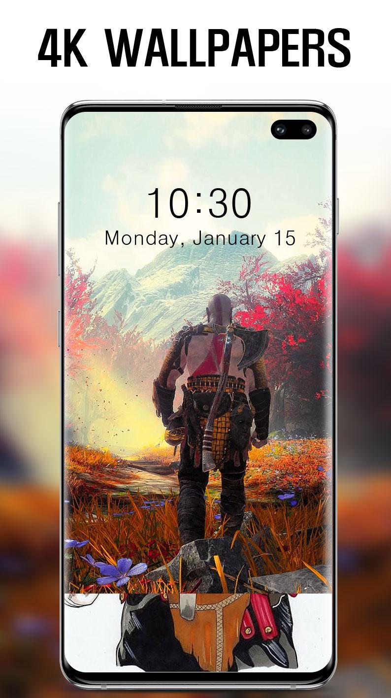 Best Kratos  Live Wallpaper HD 4K 1.0 Screenshot 5