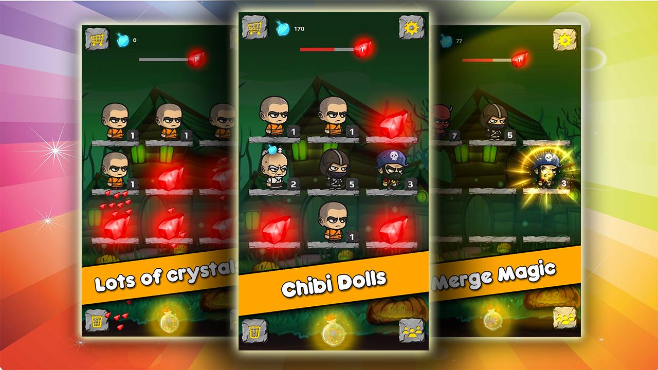 Chibi Dolls: Merge Magic and Collecting Games 1.1 Screenshot 10