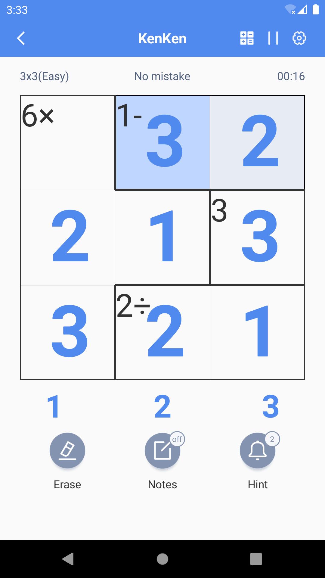 KenKen Smart Grid,Mathdoku,Kendoku 2.0.0 Screenshot 2