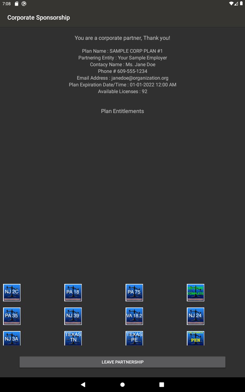 State Statute amp; Federal Law 11.10.0 Screenshot 18