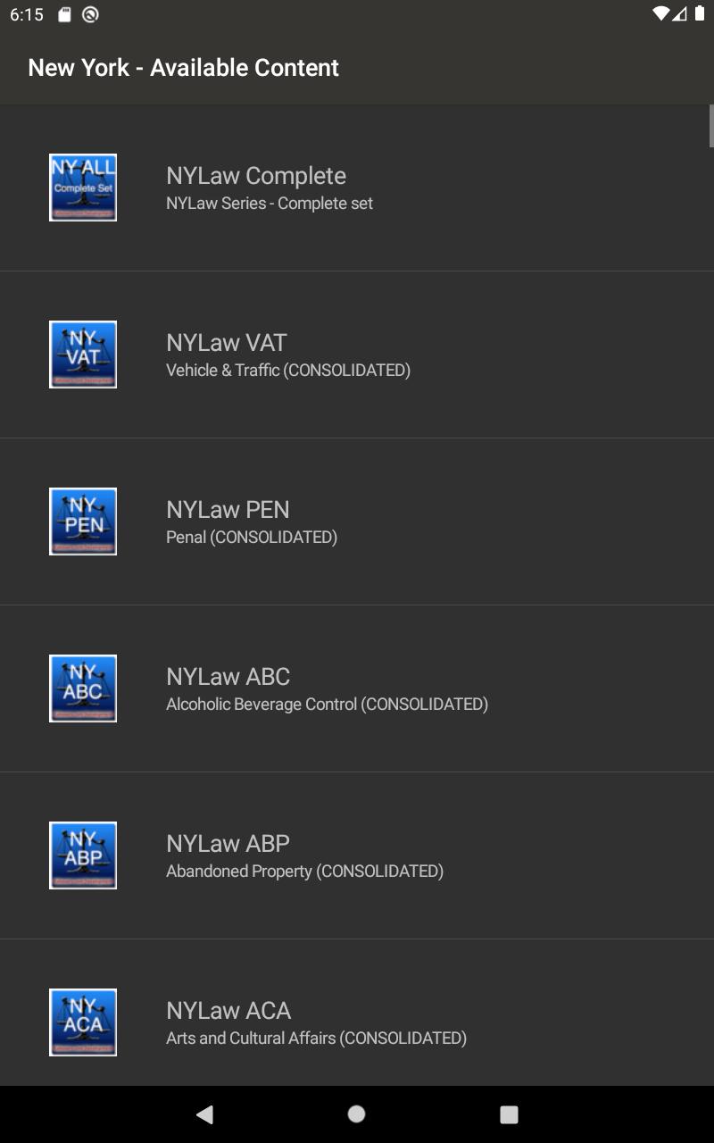 State Statute amp; Federal Law 11.10.0 Screenshot 21