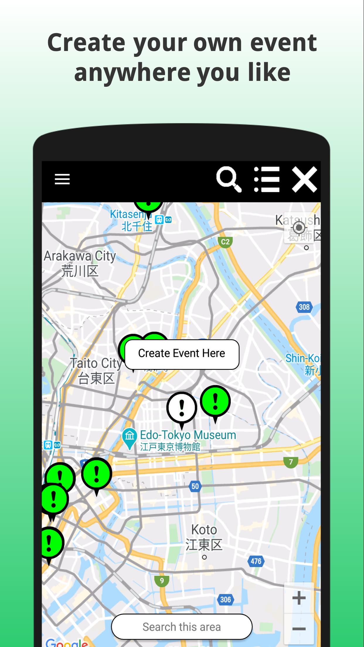 EVENTA - Search & Post Events Near You in Japan 1.0.15 Screenshot 6