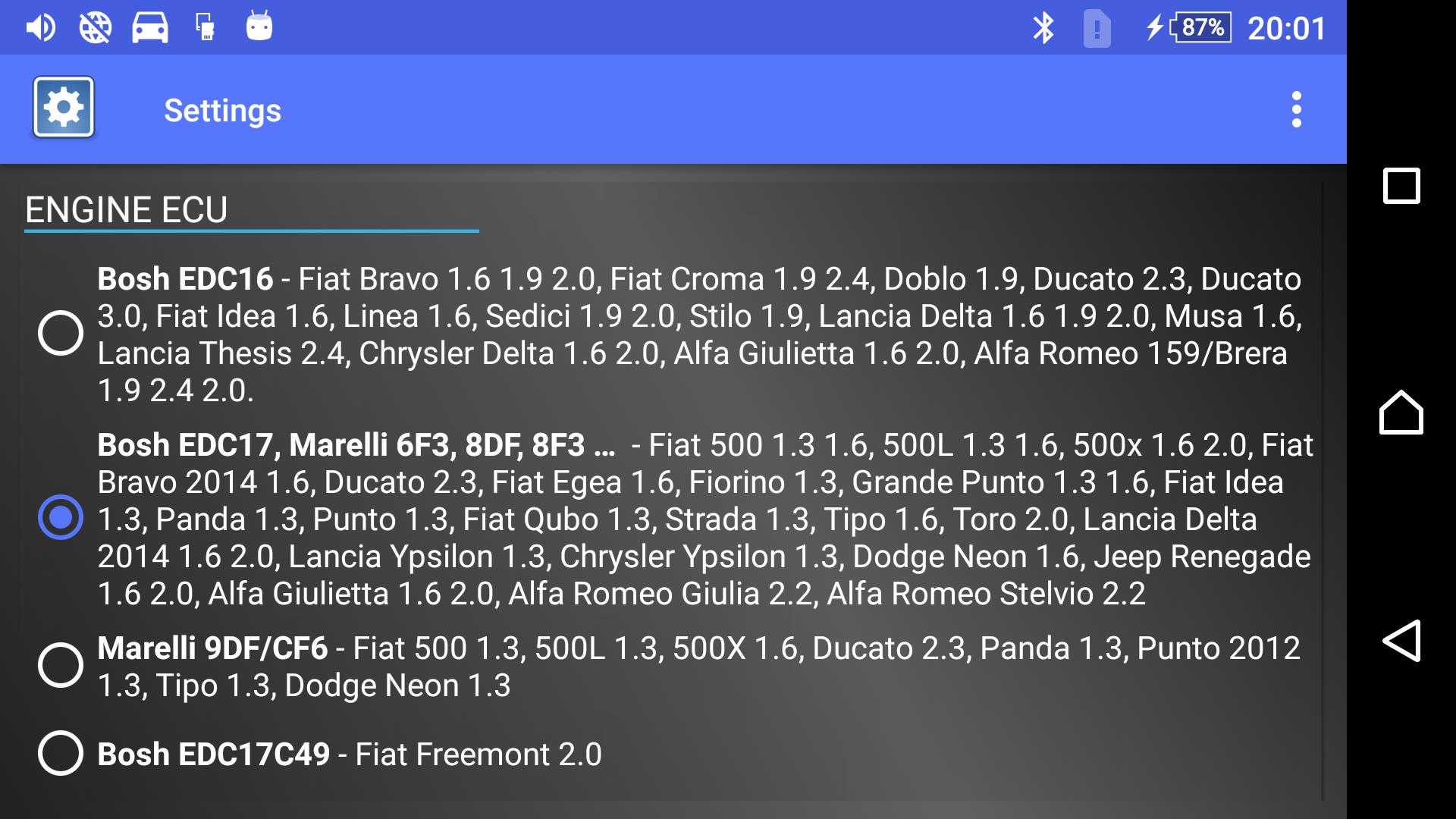 DPF Monitor for Fiat & Alfa Romeo 5.8.7 Screenshot 10